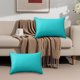 thumbnail image 5 of Lekihaqq Water Proof Outdoor Pillow Cover Rectangle Solid Color Cushion Protector Modern Backrest Water Resistant For Patio Garden Pool Chair, 5 of 10