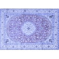 thumbnail image 1 of Ahgly Company Indoor Rectangle Medallion Blue Traditional Area Rugs, 2' x 4', 1 of 4