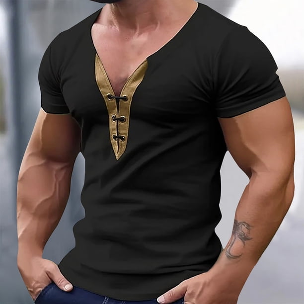 pstuiky camisetas para hombre, Camiseta informal de verano con capucha y estampado de camuflaje de cobre, personalizada, de manga corta, para hombre camisas casuales para hombre m