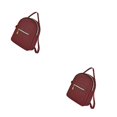 thumbnail image 2 of Minnieouse Exquisito Regalo Dulce Multiusos Manos Libres Senderismo Accesorios Hombros Bolsa Bolsillos Con Cremallera Buena Crossbody Monedero Rojo 2Conjunto, 2 of 6