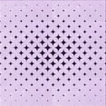 thumbnail image 1 of Ahgly Company Machine Washable Indoor Square Transitional Orchid Purple Area Rugs, 6' Square, 1 of 7
