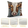 thumbnail image 4 of YINGXI Pillow Cover Decor Country Farmhouse Art for Gifts and Home Decor Flannel Pillow Cover 18x18in, 4 of 5