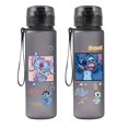 thumbnail image 2 of Tasse d'eau ange point de dessin animé 560ML, gris bleu, plastique Portable, grande capacité, figurines de dessin animé, tasse transparente, Sports de plein air, WaterBo, 2 of 4