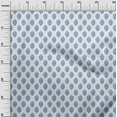thumbnail image 3 of oneOone Polyester Spandex Blue Fabric Block Craft Projects Decor Fabric Printed By The Yard 56 Inch Wide-X8, 3 of 6