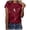 A-Red130, variant on Jamsmile Women Tshirts Summer Casual Letters Print T Shirts O-Neck Short Sleeve Tee Tops Casual Tunic Graphic Tee Shirts