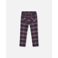 thumbnail image 3 of Milano Treggings Red And Navy Plaid, 3 of 5