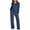 Dark Blue, variant on ameIAEA Womens 2 Pieces Outfits Sweatsuits Sets V Neck Sweatshirt Drawstring Pant Tracksuits Lounge Set