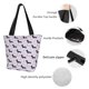 thumbnail image 4 of Fotbe Dachshund Dog Bolsa de Playa con Estampado, Bolsa de Hombro, Bolsa de Mano Espaciosa, Bolsa de Viaje Ligera, Bolsa de Compras Versátil, 4 of 6