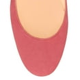 thumbnail image 2 of YDN Women Fashion Round Toe Slip on Pumps Mid High Chunky Heels Comfortable Party Business Dress Shoes Size 6.5 Pink, 2 of 4