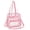 Pink, variant on Multi-Pocket Clear Bag, Transparent Shoulder Bag for School Concert Sports Event Travel