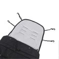 thumbnail image 3 of Baby Stroller Footmuff Windproof Toddler Footmuff Thickened Stroller Foot Cover with Tightening Lock for Cold Weather Black, 3 of 4