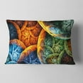 thumbnail image 2 of Designart Vibrant Colorful Clouds - Abstract Throw Pillow - 12x20, 2 of 5