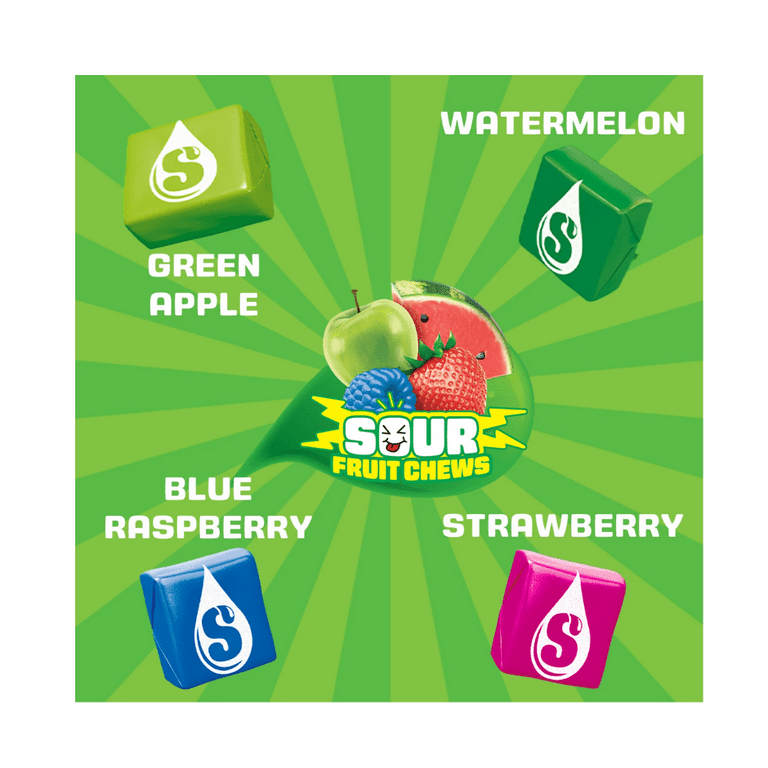 Starburst Sour Chewy Candy, Sharing Size 7.2 oz Bags (2 Pack)