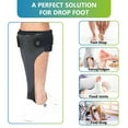 thumbnail image 2 of Insunen AFO Drop Foot Brace, Medical Ankle Foot Orthosis Support Stabilizer, Foot Correction Brace for Men & Women (Black/M-Right), 2 of 5