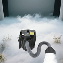 DJ Stage Effect Dry Ice Machine 3500w Low Smoke Machine for Wedding Party Black