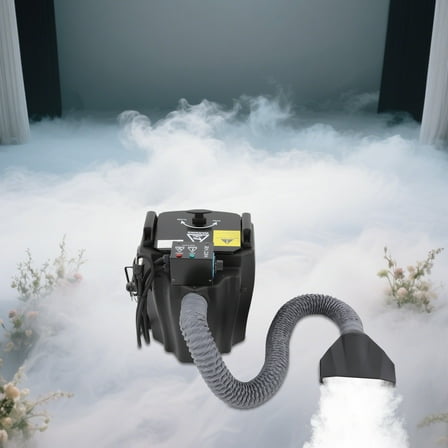 DJ Stage Effect Dry Ice Machine 3500w Low Smoke Machine for Wedding Party Black