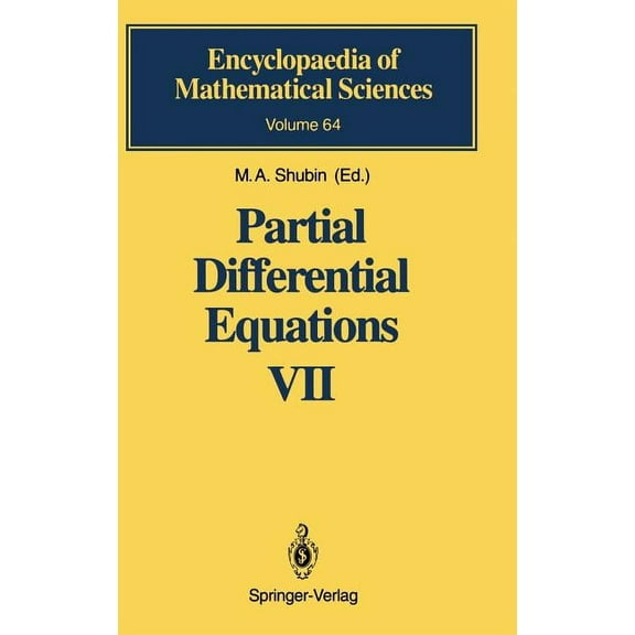 Encyclopaedia of Mathematical Sciences Partial Differential Equations VII: Spectral Theory of Differential Operators, Book 64, (Hardcover)