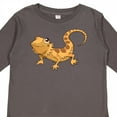 thumbnail image 4 of Inktastic Cute Smiling Bearded Dragon Boys or Girls Long Sleeve Toddler T-Shirt, 4 of 5