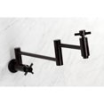 thumbnail image 4 of Kingston Brass KS8105DX Concord Wall Mount Pot Filler Faucet, Oil Rubbed Bronze, 4 of 8
