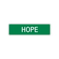 thumbnail image 1 of Hope Girls Children Name Letter Printed Label Indoor Outdoor Wall Plaque Decoration Aluminum Sign 4"x18", 1 of 1