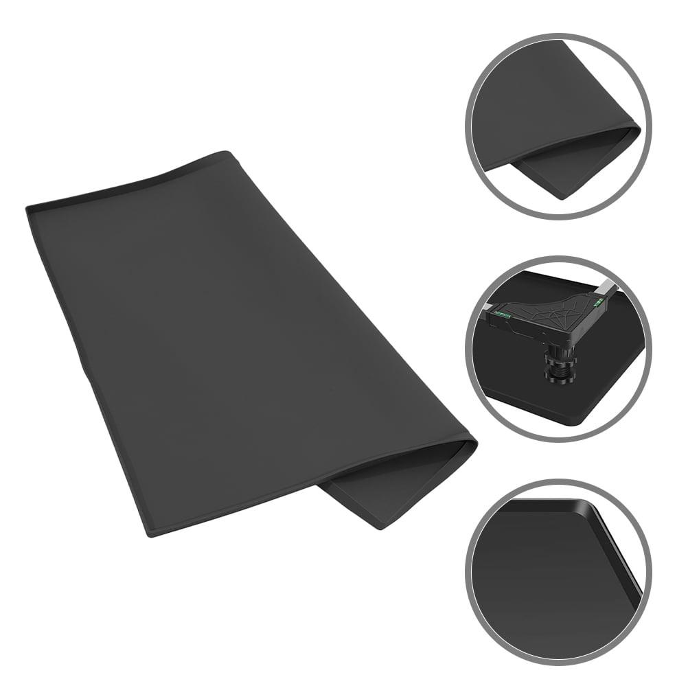 Dytern fridge drip Mini Fridge Silicone Drip Tray With Raised Edge Reliable Mini Fridge Drip Tray Reusable Silicone Drip Tray Silicone Drip Mat For Mini Fridge,23.62"X23.62"X0.2"