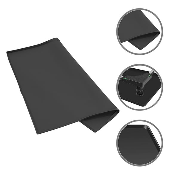 Beaupretty Home Use Black Refrigerator Drip Pan with Raised Edge Design