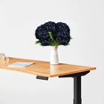thumbnail image 6 of Artificial Hydrangea Flowers, Navy Blue Silk Hydrangea with Lifelike Leaves and Flexible Wire Stem, 23.62 Inch Faux Floral for Vase Wedding Home Decor, 6 of 6