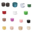 thumbnail image 5 of Candle Jar Reusable Replacement Solid Color Anti-rust 50ml Leakproof Sealed Glossy Smooth Office Tea Can Coffee Container Silver, 5 of 10