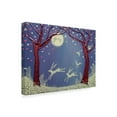 thumbnail image 2 of Trademark Fine Art 'Dance Of The Moon Hares' Canvas Art by Angie Livingstone, 2 of 3