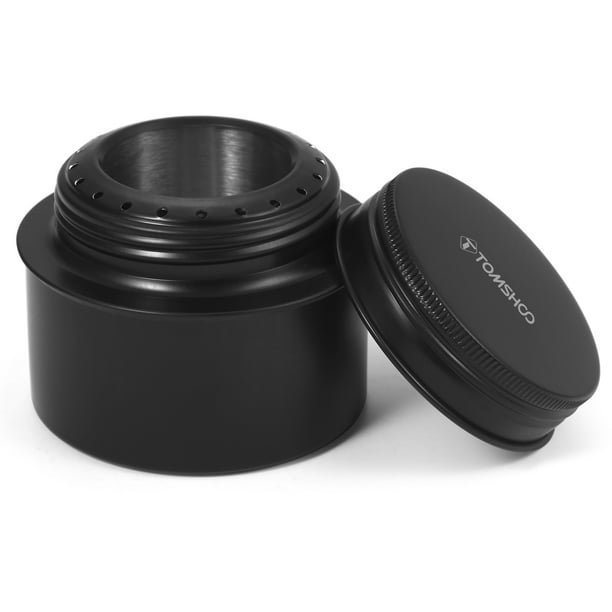 Horno al aire libre Mini estufa portátil de Alcohol de aleación de aluminio TOMSHOO con tapa para acampar al aire libre, senderismo, mochilero, estufa de cocina Maboto horno al aire libre