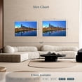 thumbnail image 4 of Elephant Stock Nashville City Skyline Wall Art - Horizontal Canvas Wall Art - Living Room Wall Decor - Places Canvas - Blue And Orange Decor - 51" x 34", 4 of 8