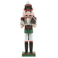 thumbnail image 2 of EIMELI Figurine de Casse-Noisette Château Garde Festif Cadeau de Collection pour Table d'Hiver Intérieure Bureau, 2 of 3