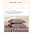 thumbnail image 5 of THXSILK Silk Pillowcase Set of 2 , Both Side 100% Pure 19 Momme Silk, Silk Pillowcase for Hair & Skin, Gifts for Women Men, Queen (20" x 30"), Purple, 5 of 7