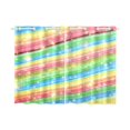 thumbnail image 3 of MKHERT Galaxy Fantasy Window Curtain Kitchen Curtain 26x39 inch,Two Piece, 3 of 3