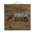 thumbnail image 1 of Papa Bird - Decorative REAL WOOD Wall Art - Faux Pallet Look, 1 of 3