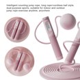 thumbnail image 3 of Cuerda para Saltar Cuerda Alambre para Ejercicios Cuerda Larga Cuerda para Saltar Con Conteo Electrónico Doble Propósito (modelo Rosa Doble Propósito [bola 6 Cm + Cuerda Alambre Hierro 3 M]), 3 of 9