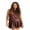 Coffee, variant on LMLYSoH Women's Sequin Halter Mini Dress Summer Fashionable Sleeveless Backless Ruffle Hem Dress