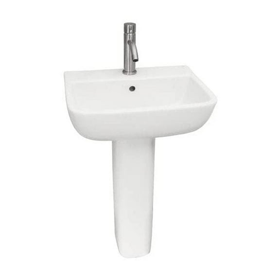 BarclaySeries 600 Ped Lav, 1 hole