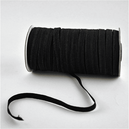 Elastic Cord Black Elastic Strap 1 4 6mm Round Ear Tie Rope Handmade String Elastic Band Elastic Rope For Crafts Diy Sewing 30m 33yard
