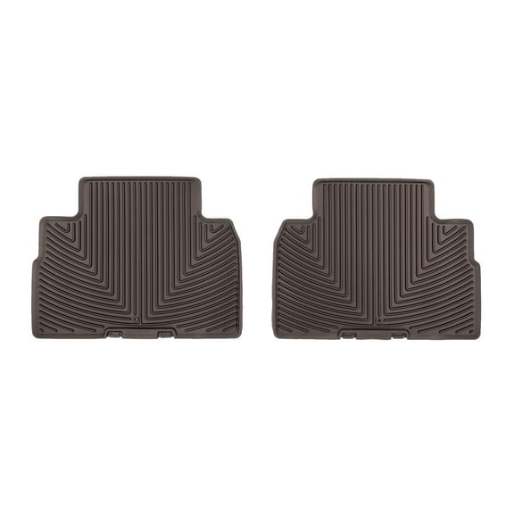 WeatherTech All-Weather Floor Mats compatible with 2020-2025 Hyundai Palisade - 2nd Row, Cocoa