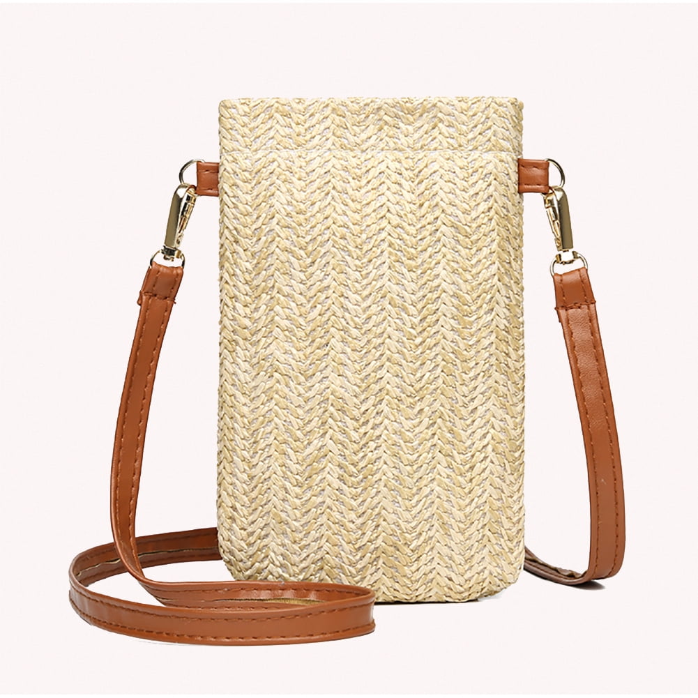 QTKJ Straw Crossbody Bag for Women, Clutch Purses, Bohemian Handmade Woven  Handbags, Tassels Summer Beach Bag, Envelope Wallet(Khaki): Handbags:  Amazon.com