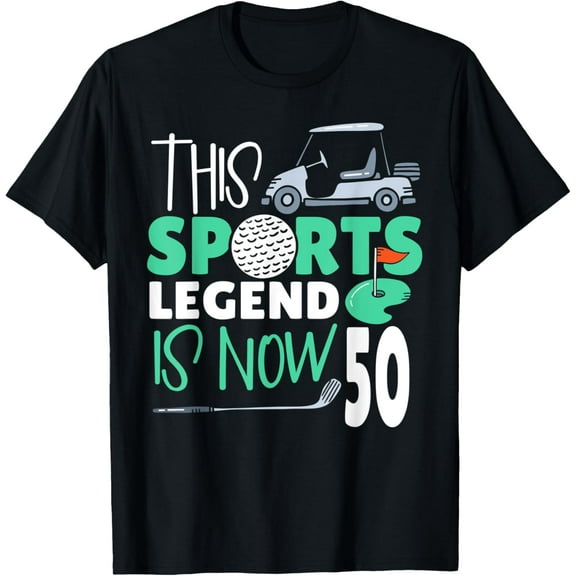 This Sports Legend Is Now 50, Golf Game 50th Birthday T-Shirt