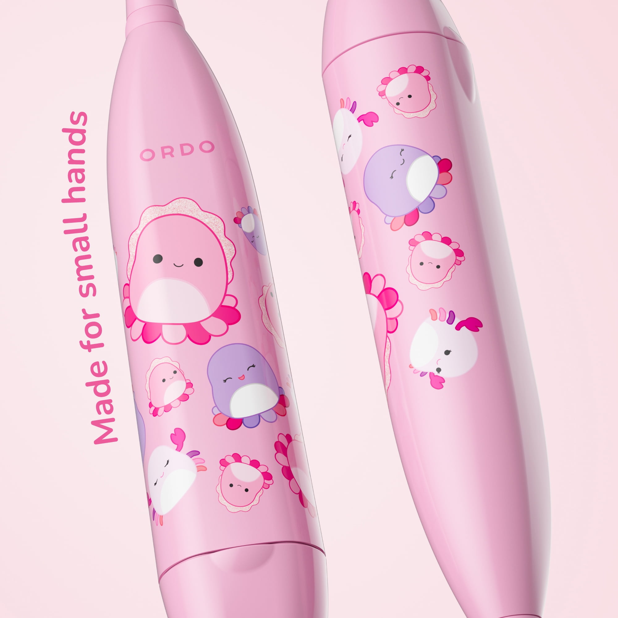 Ordo Sonic Kids Battery Toothbrush - Squishmallows Auggie - Pink