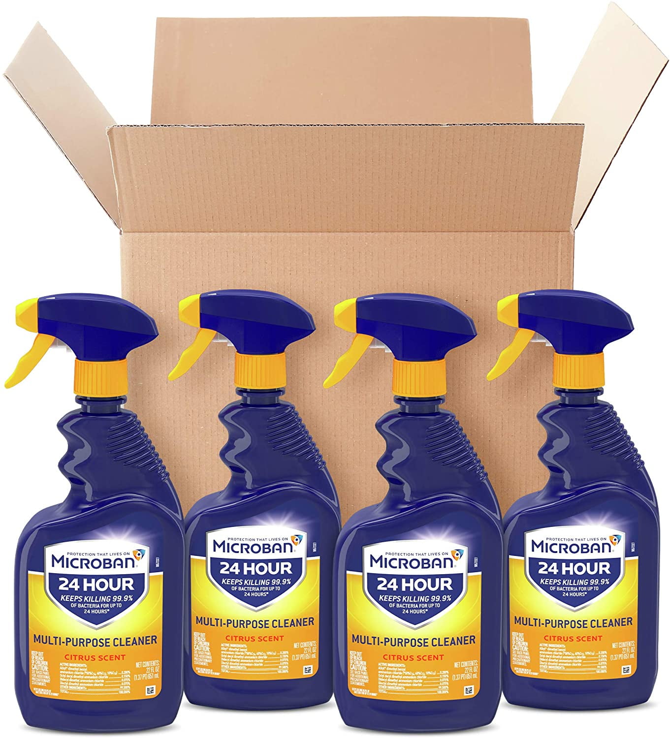 Microban Disinfectant Spray, 24 Hour Sanitizing and Antibacterial Spray