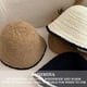 thumbnail image 3 of Sombrero Cloche de lana cálido Sombreros de cubo de invierno sólidos MFZFUKR CPB-ZRF722-4, 3 of 5