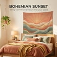 thumbnail image 6 of XaaKee Tapestry, Mid-Century Modern Serene Waves Large Tapestry, High-Quality Polyester Bedroom Tapestry For Wall Decor, Indoor Outdoor Picnic Dorm, 60x40Inch, 6 of 9