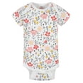 Gerber Baby Girls Short Sleeve Bodysuits, 5Pack (Preemie24 Months)