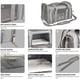 thumbnail image 4 of Cat Carrier Pet Dog Carrier Dog Backpack Pet Cat Transport Bag Dog Travel Bags Airline Approved Carrier for Small Dogs Cats ShopWise Round, 4 of 11