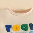 thumbnail image 2 of Toddler Baby Boy Summer Clothes 6 12 18 24 Months 2T 3T Short Sleeve Embroidery T Shirt Tops and Elastic Waist Shorts Set, 2 of 7