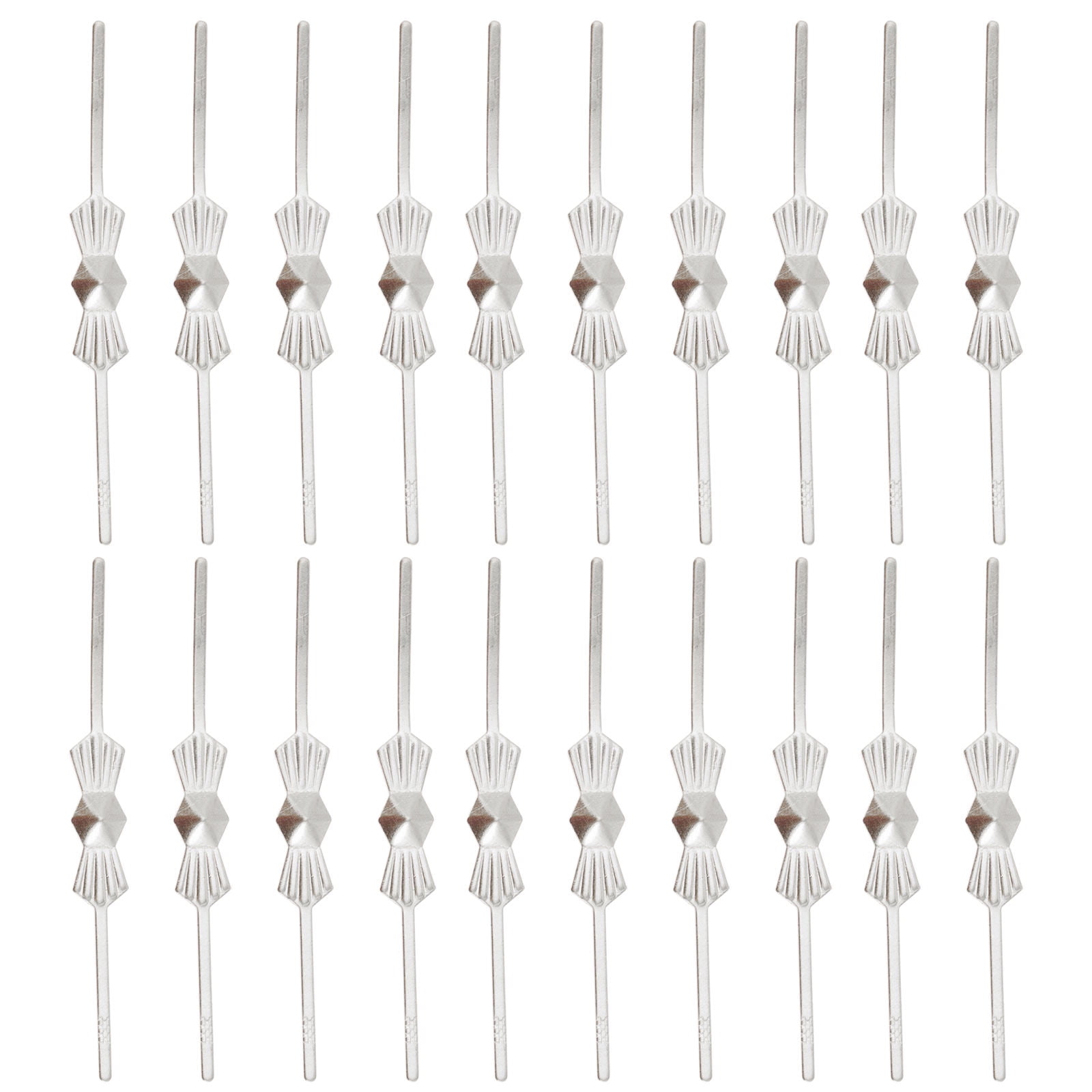100mm Clear Crystal U-Drop Prism With Brass Pins - Sold Individually
